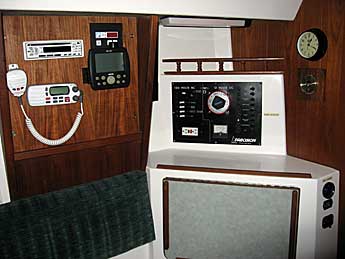 Nav Station with fold down table