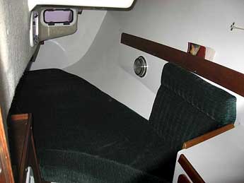 Enclosed private stateroom, aft