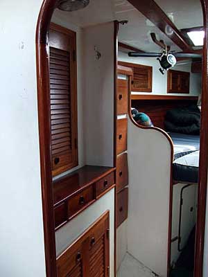 View toward forward cabin