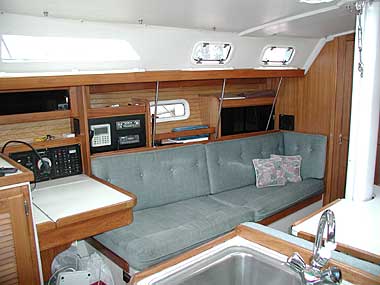 Main cabin looking forward